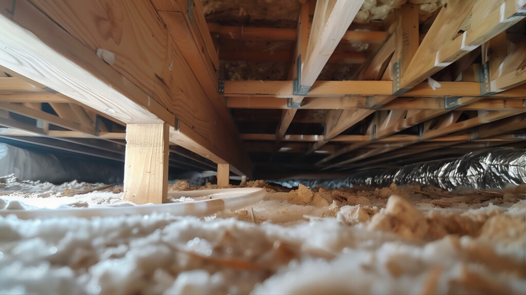 Crawl space insulation in Idaho